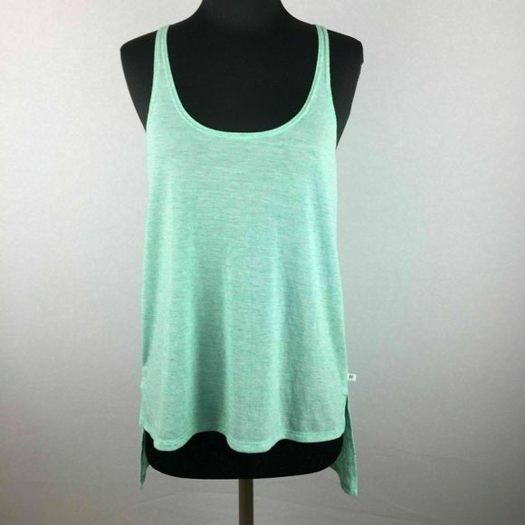Victoria's Secret Tops - Victorias Secret S Hi-Lo Slit Sides Tank Poly Flax